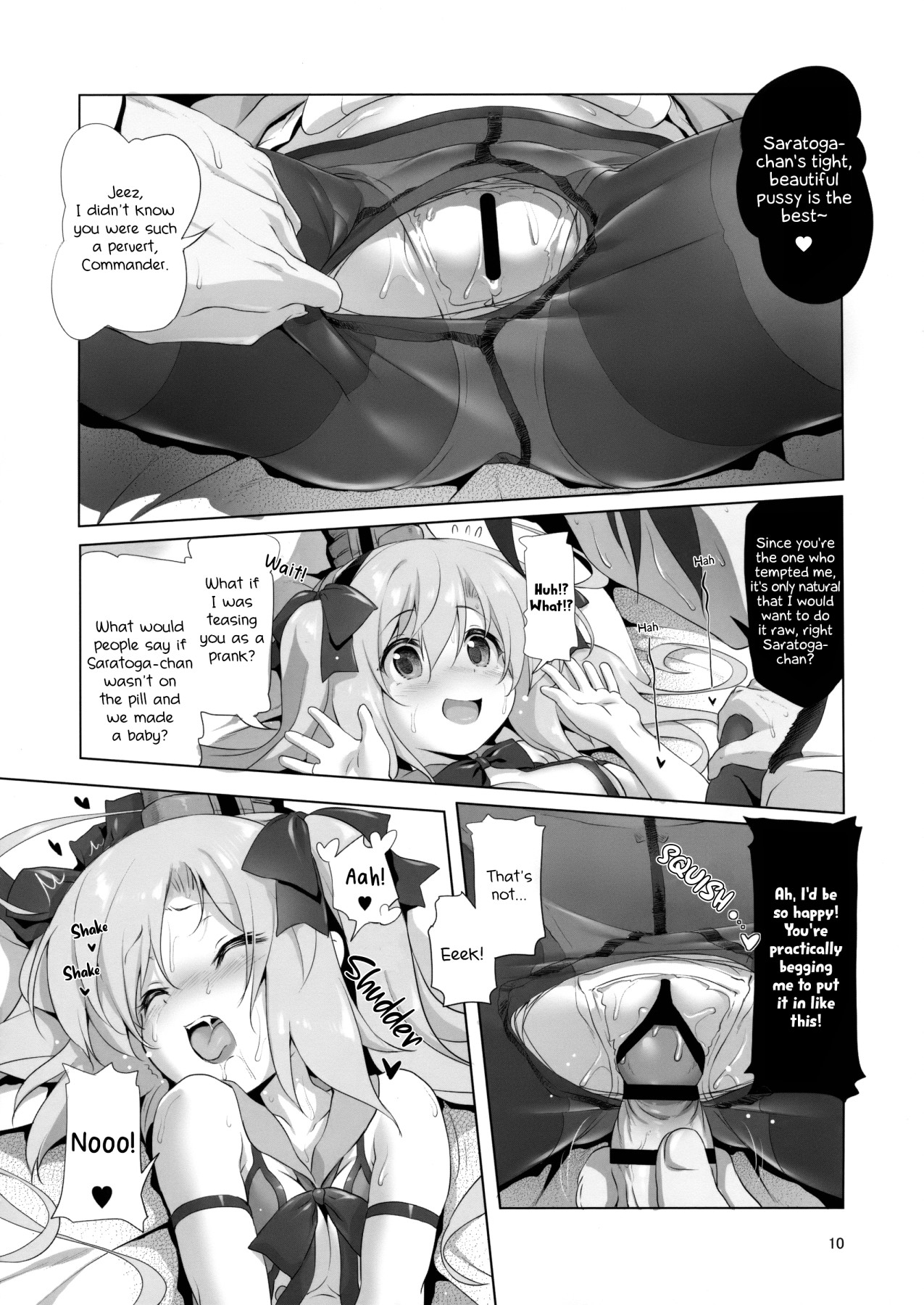 Hentai Manga Comic-Saratoga-chan's Grand Prank Strategy!?-Read-9